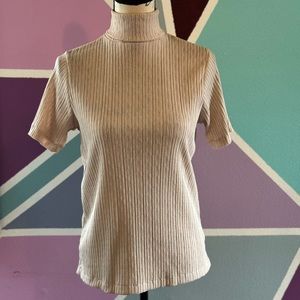 Vintage short sleeve turtleneck